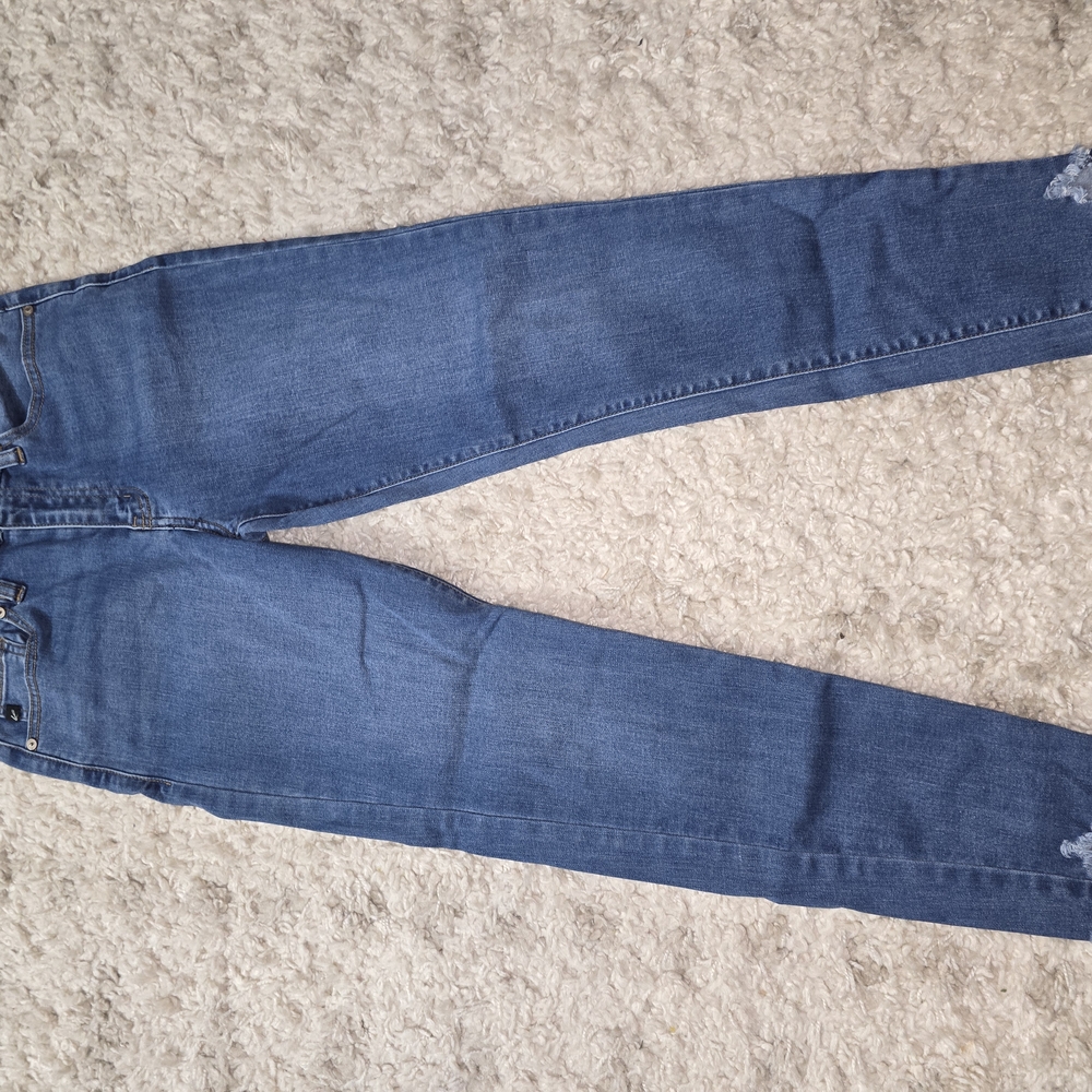KanCan Blue Ankle Cropped Jeans